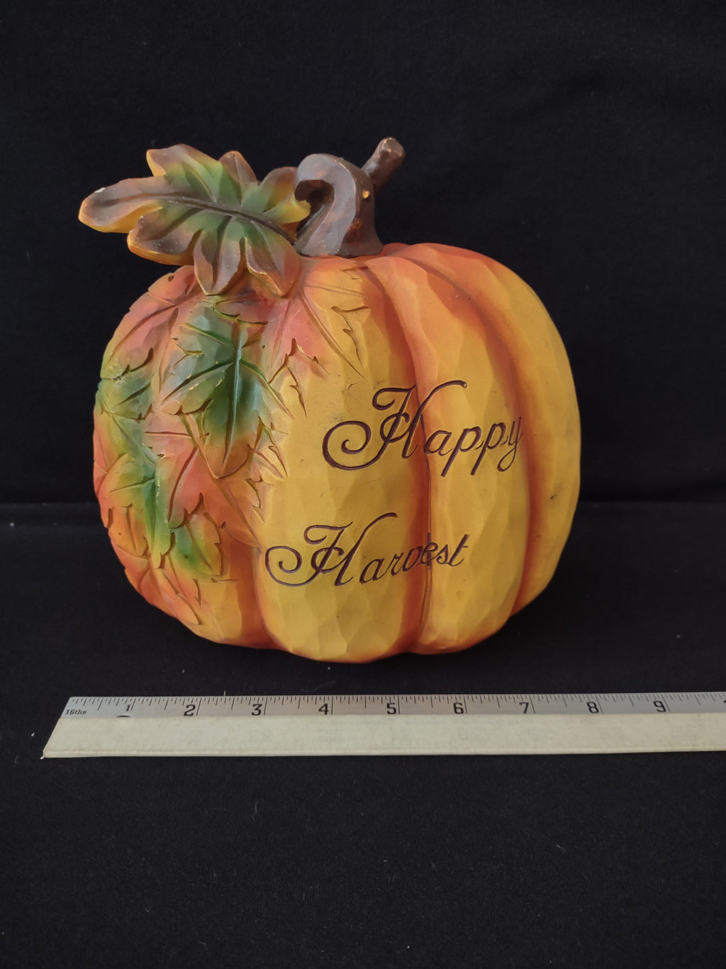 Thanksgiving/Harvest Ceramic Welcome Pumpkin X 2 (Lot 3119)