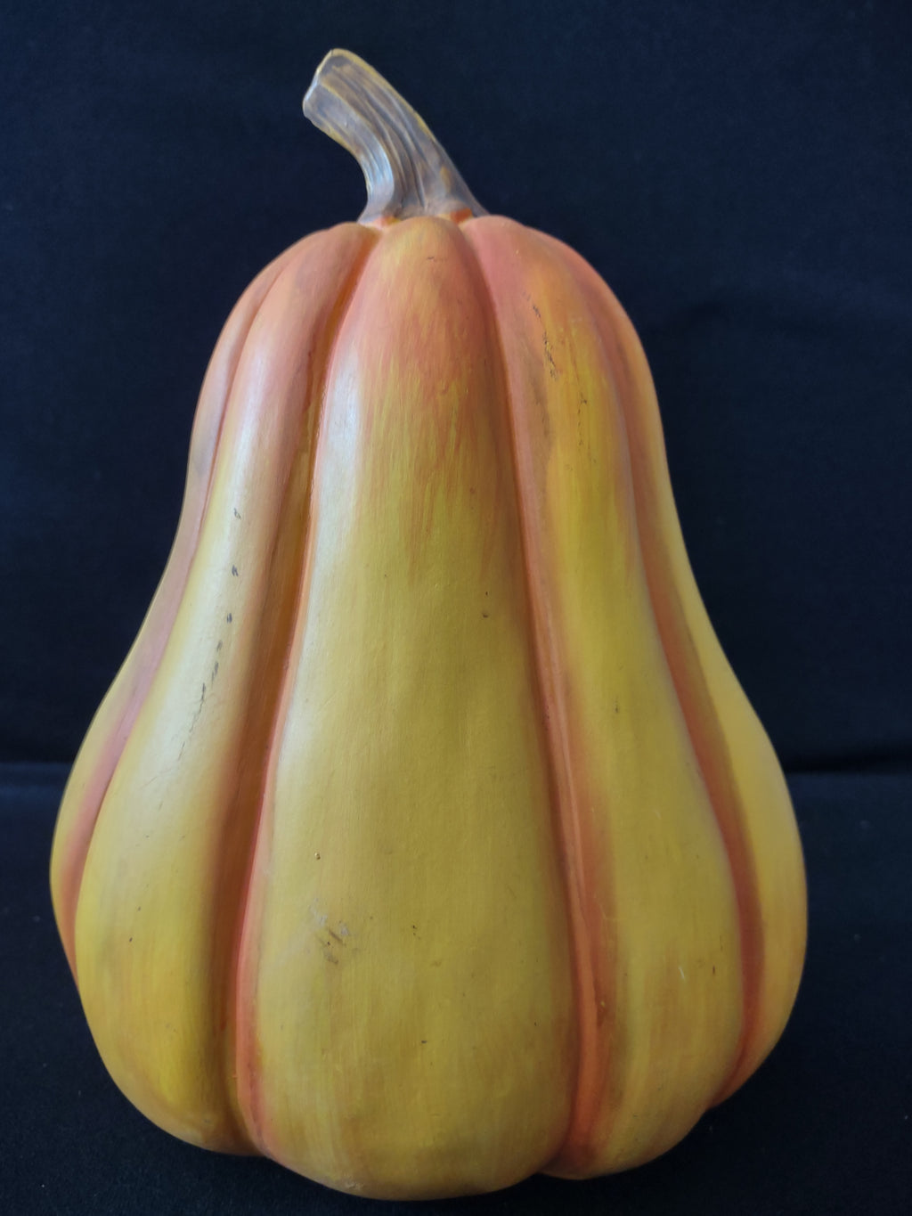 Thanksgiving/Fall Polyresin Happy Fall Pumpkin (Lot 3127)