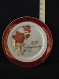 Vintage Chatillon Norcrest 40th Anniversary Gold Trim Plate (Lot 3299)