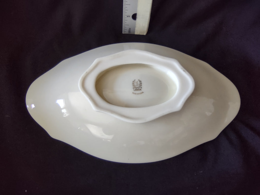 Vintage Lenox Oval Footed Serving Bowl (lot 1985)
