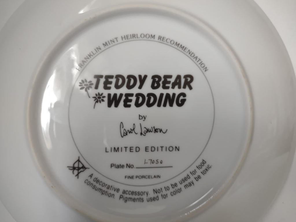 Vintage Wall Plate 100th Anniversary of the Teddy Bear (lot 2788c)