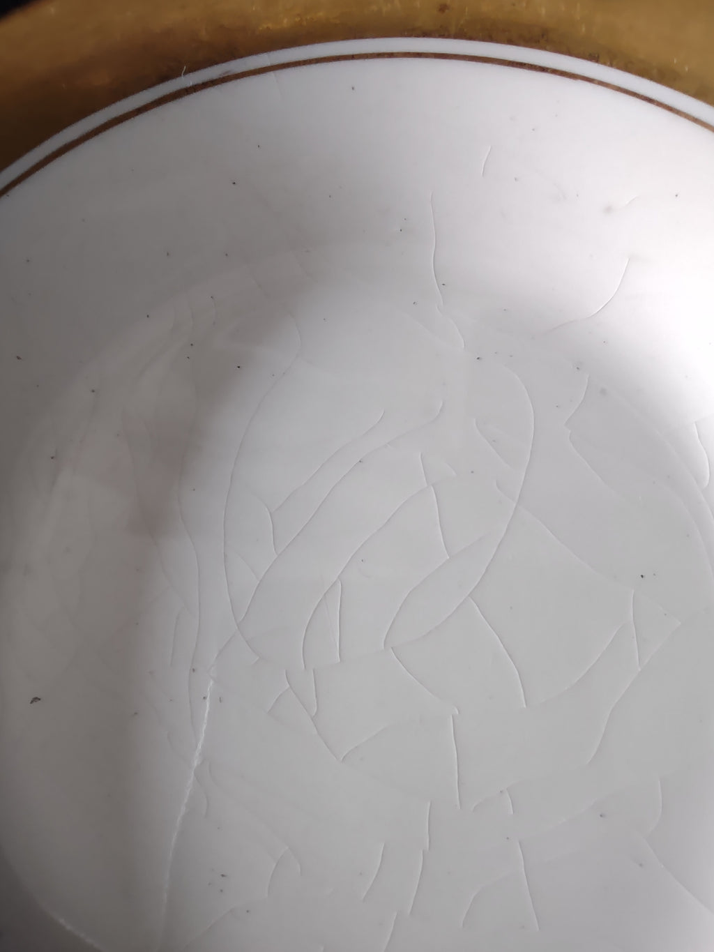 Vintage Johnson Brothers 5" Small Bowl Pareek Gold Rimmed Set Of 6 (Lot 5552)