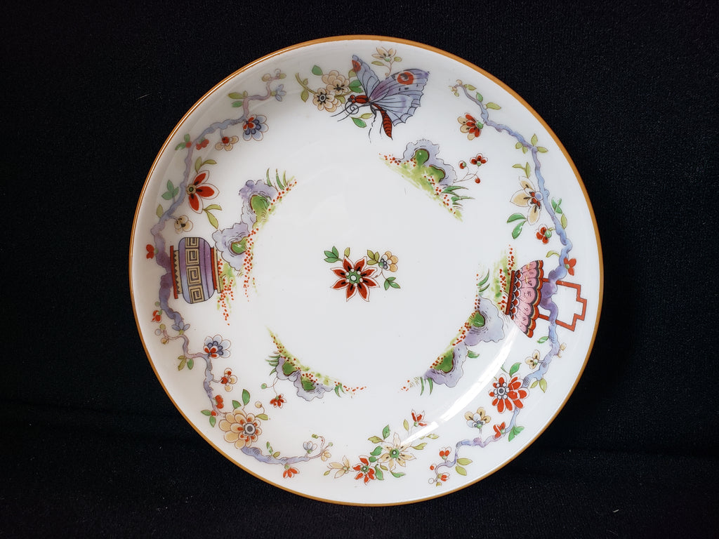 Vintage Royal Worcester Black Higgins Seiter Butterfly Bowl 5-1/2" (lot 2118)