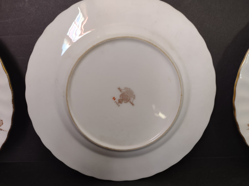 Vintage Minton England Bone China Vermont Bread Butter Plate x 3 (lot 5462)
