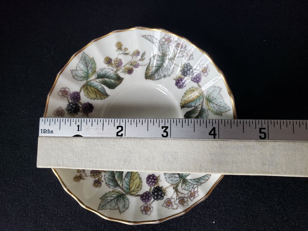 Vintage Royal Worcester Lavinia Saucer Berry Design 4-1/2" (lot 2064)