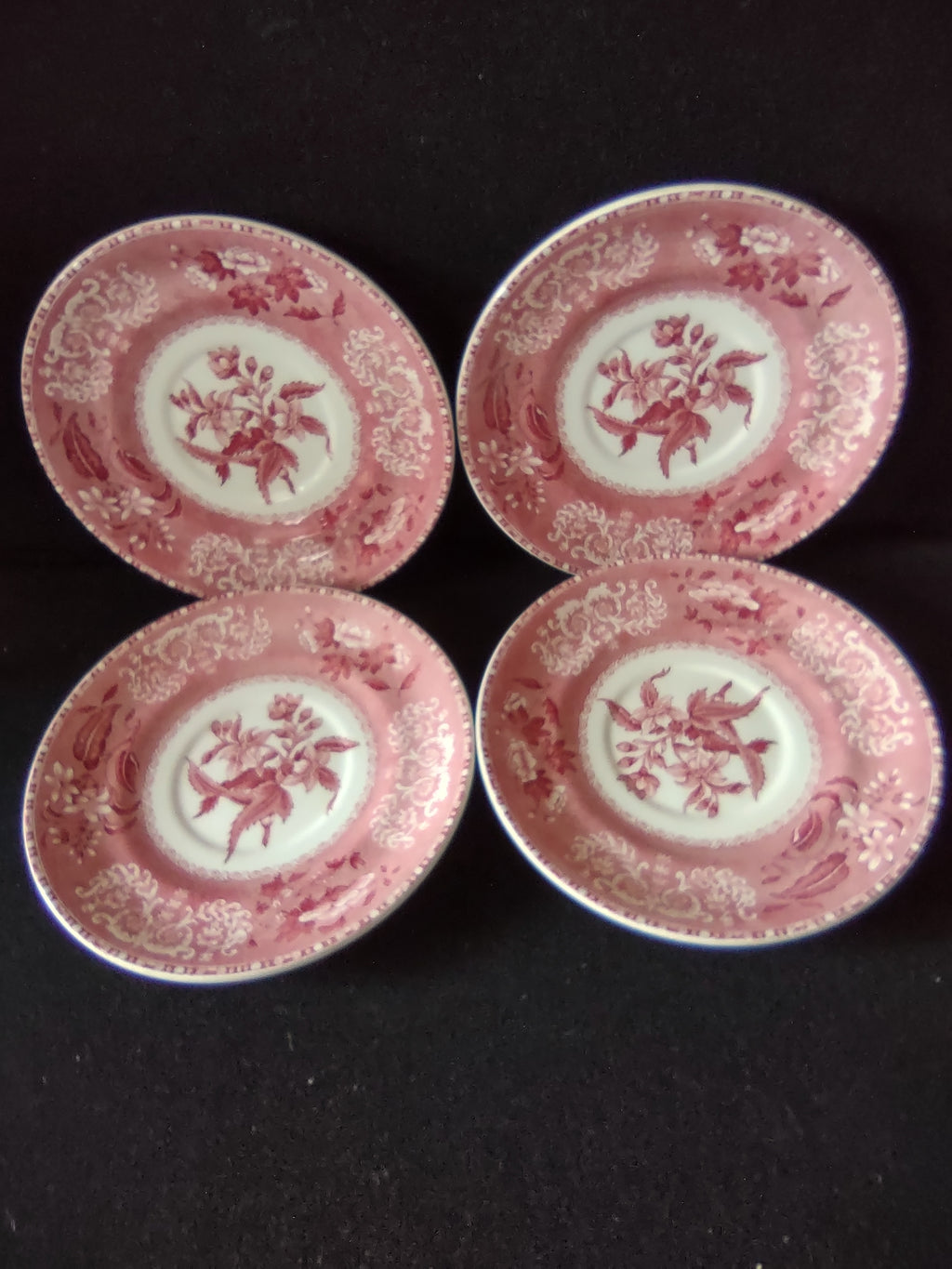 Vintage Spode Dessert Plate Camilla English Ironstone Set Of 4 (Lot 5795)