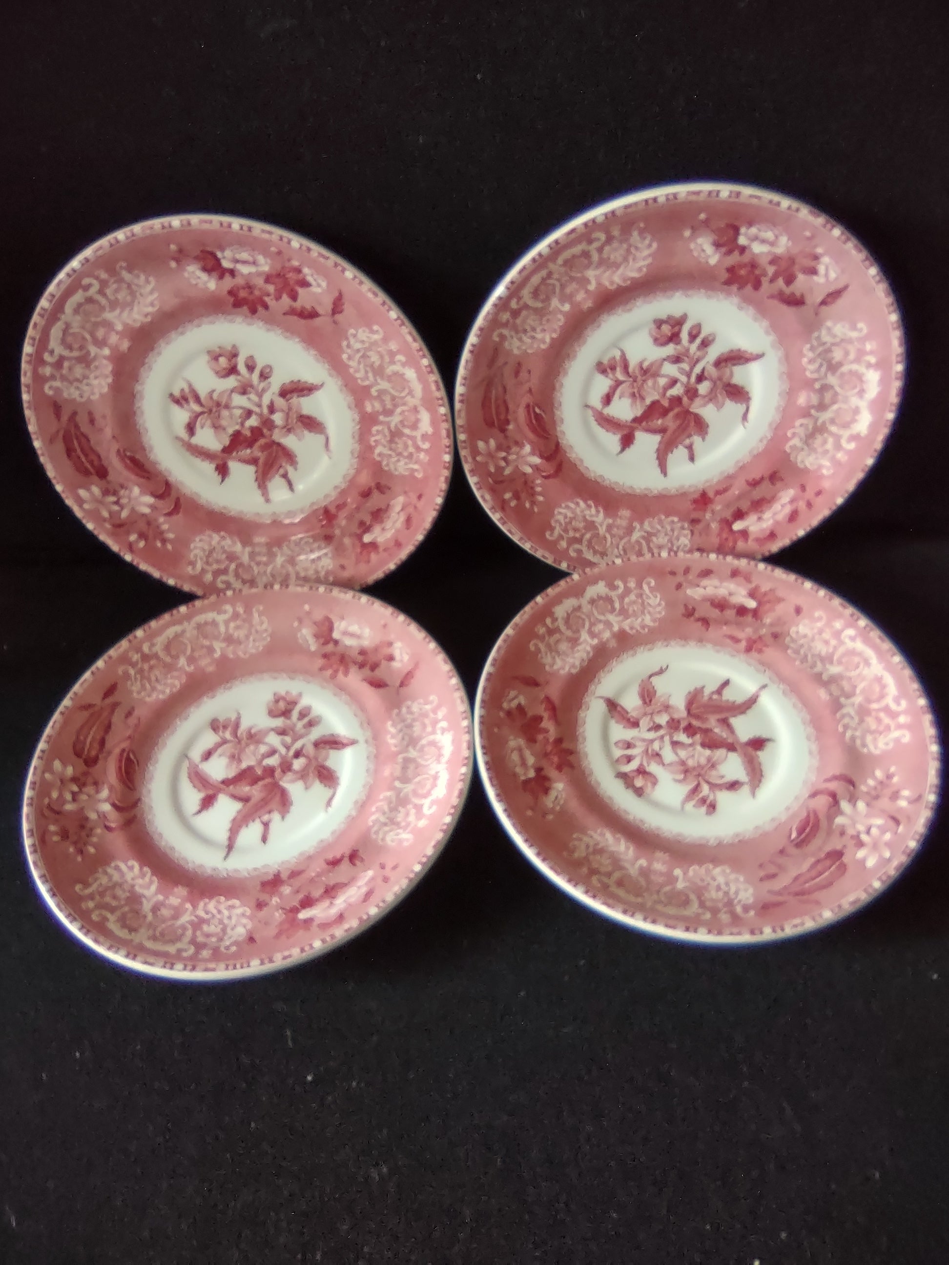 Vintage Spode Dessert Plate Camilla English Ironstone Set Of 4 (Lot 5795)