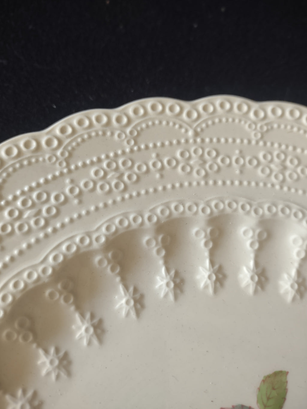 Vintage Spode Countryside Jewel Billingsley Rose Dessert Plate Ironstone(lot5785