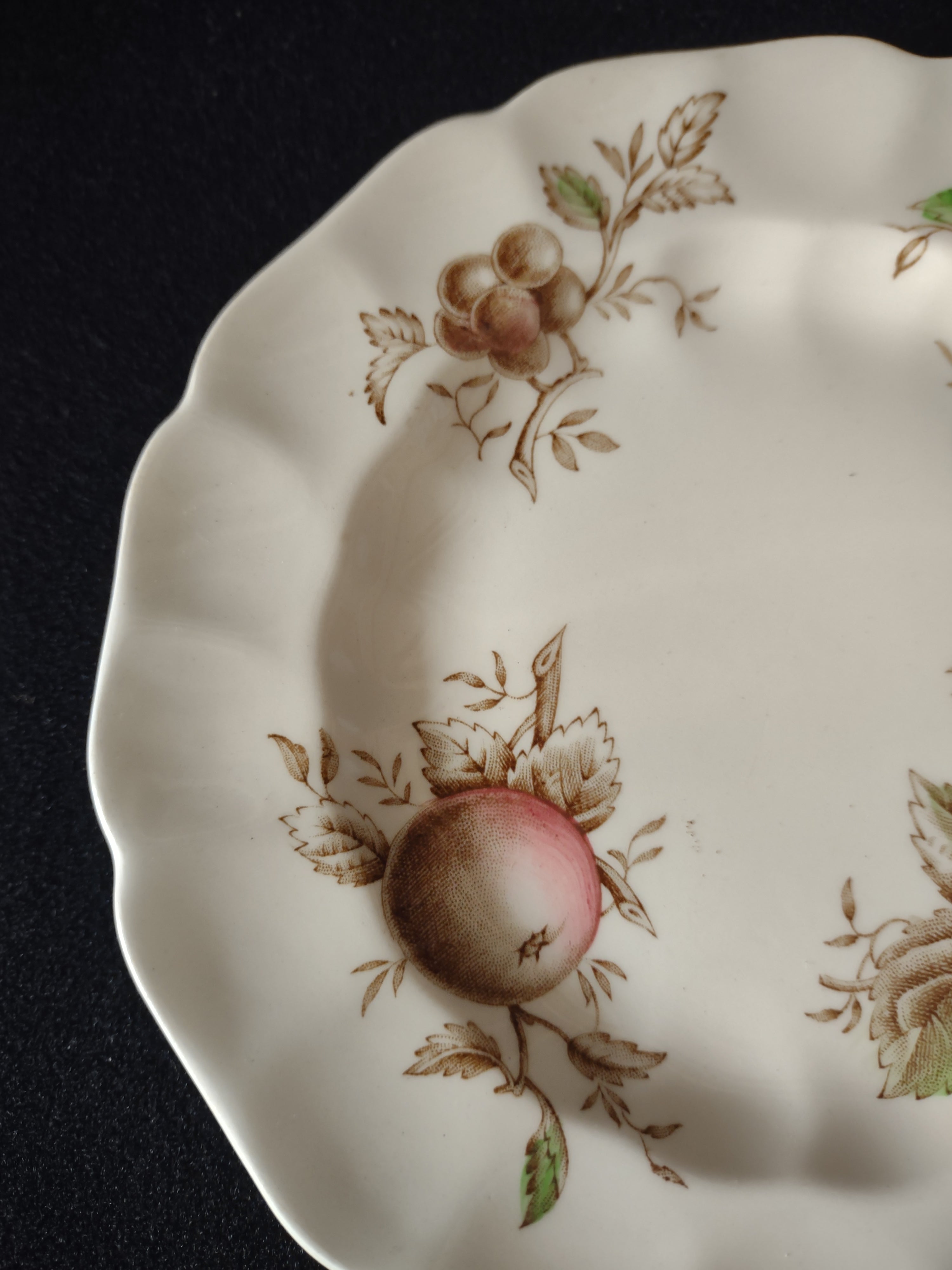 Vintage Johnson Brothers Bread Butter Plate Earthenware Harvest Time X6 (Lot5631