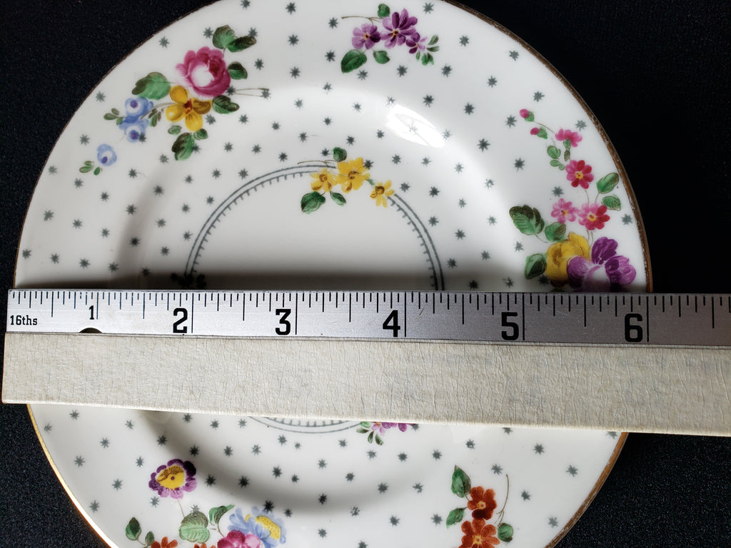 Vintage Royal Worcester Astral Stars Bread or Dessert Plate 6" (lot 2083)