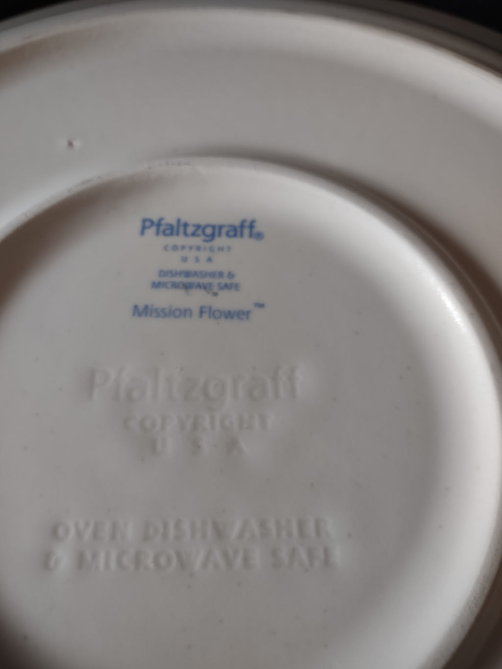 Vintage Pfaltzgraff Mission Flower Large 15" Serving Platter (Lot 5247)