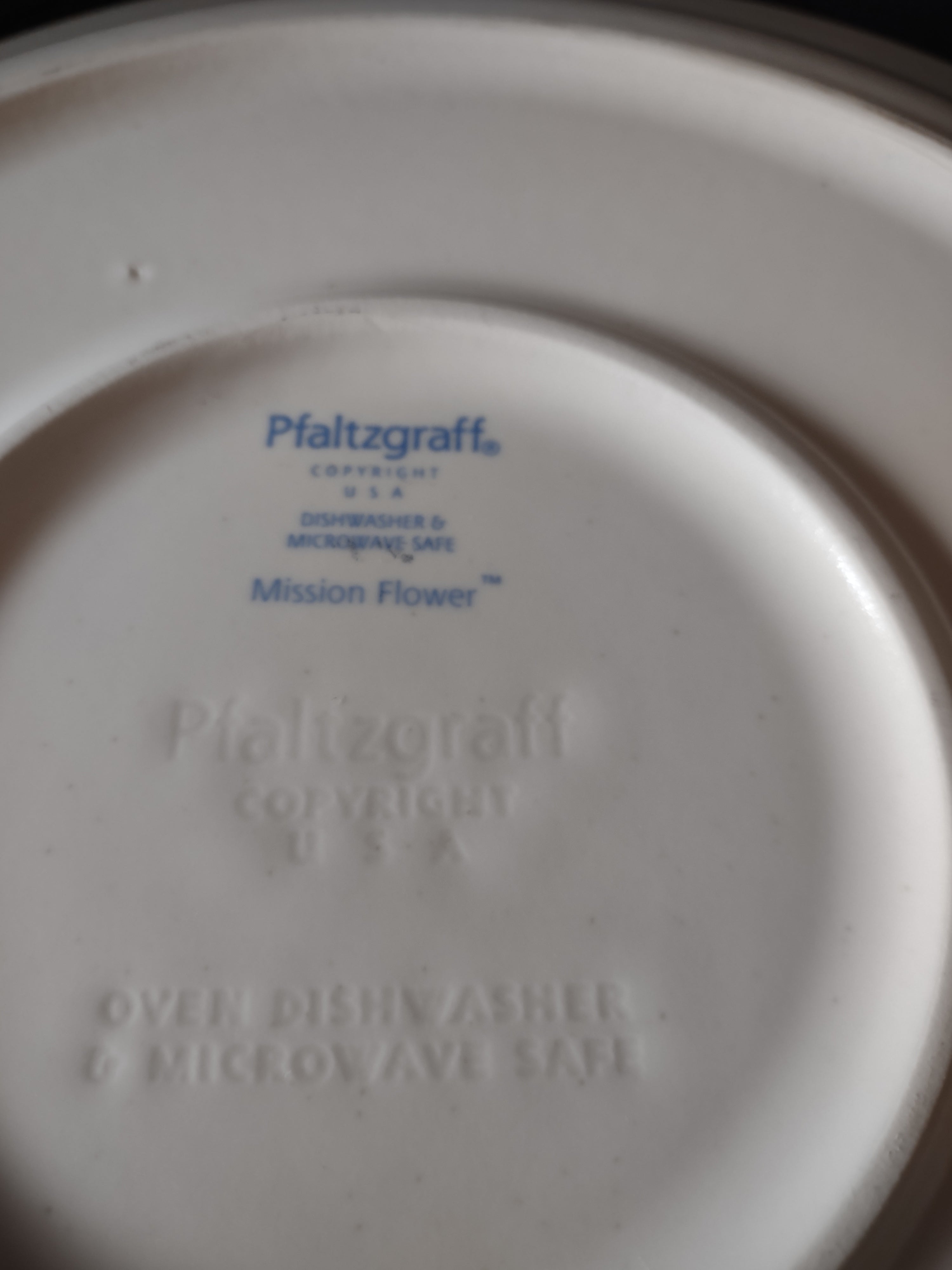 Vintage Pfaltzgraff Mission Flower Large 15" Serving Platter (Lot 5247)