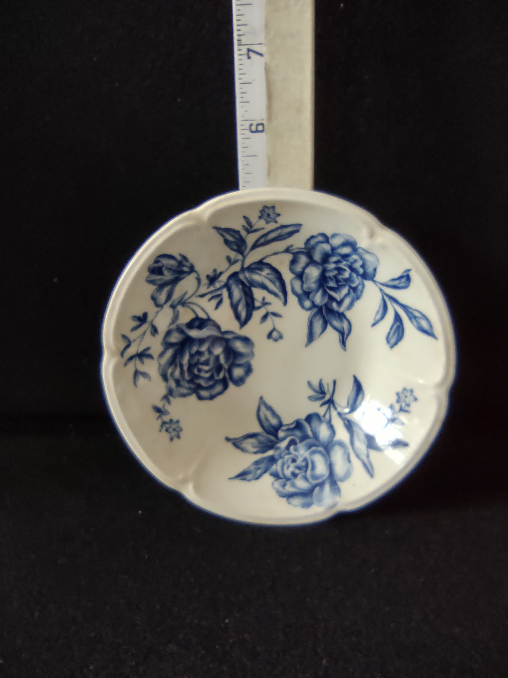 Vintage Johnson Brothers Dessert Bowl Windsor Ware Warwick Blue (Lot 5657)