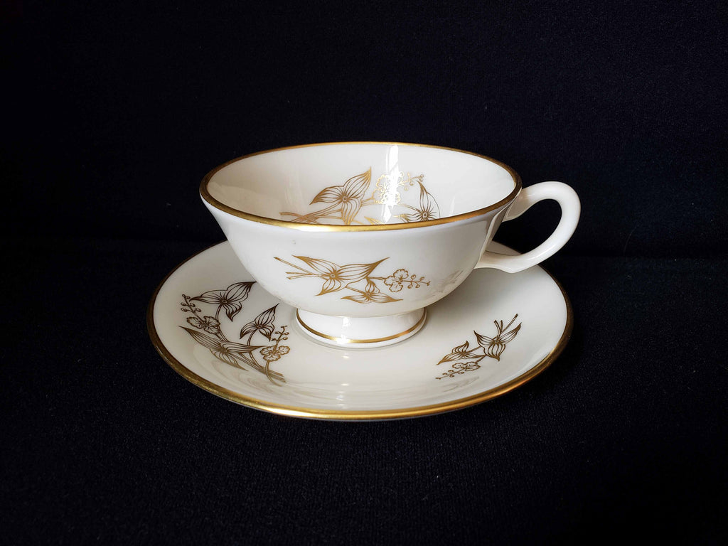 Vintage Lenox Arrowhead T-422 Tea Cup with Saucer (lot 1931)