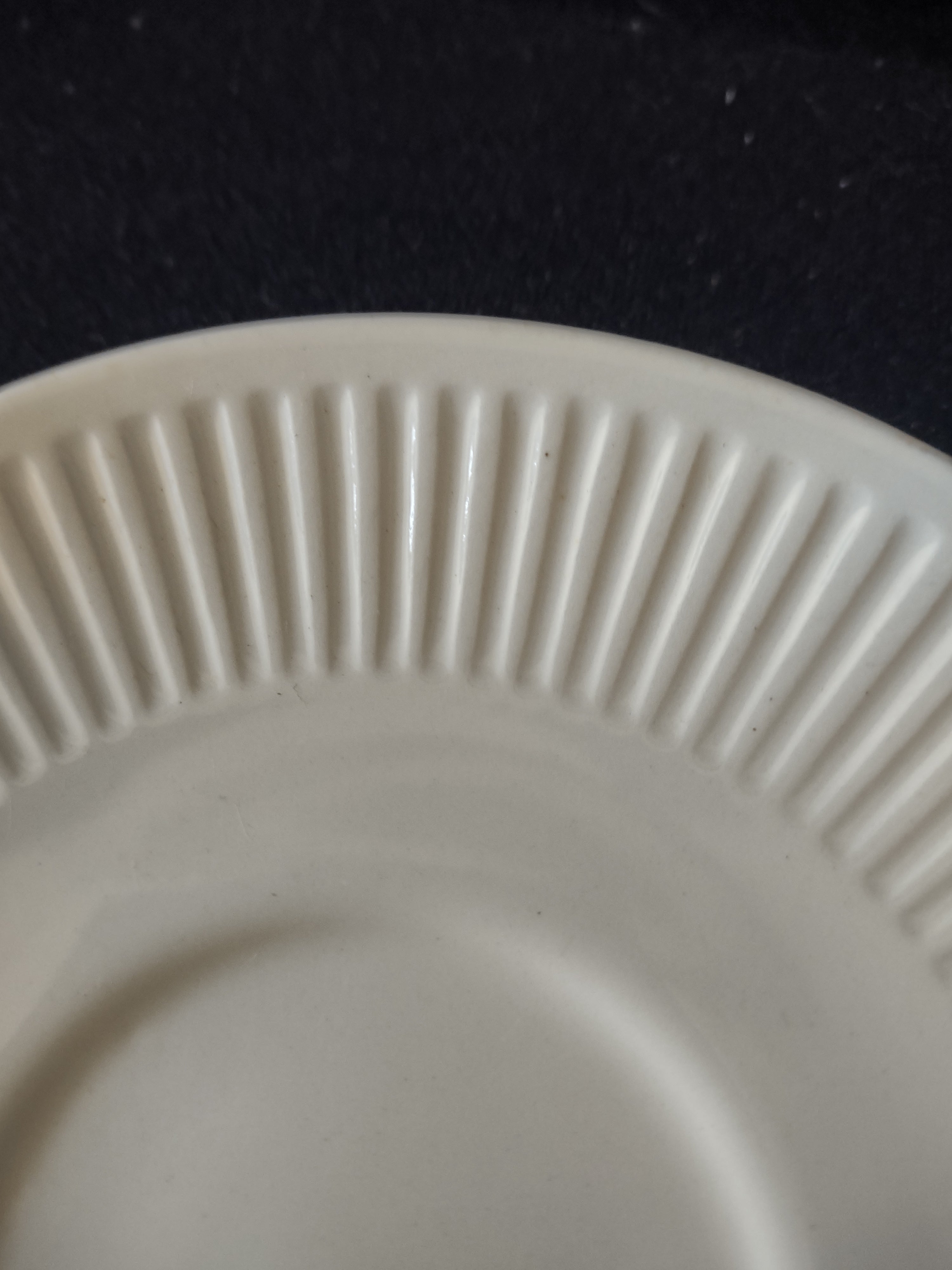 Vintage Johnson Brothers Saucer Ironstone Athena Set Of 5 (Lot 5654)