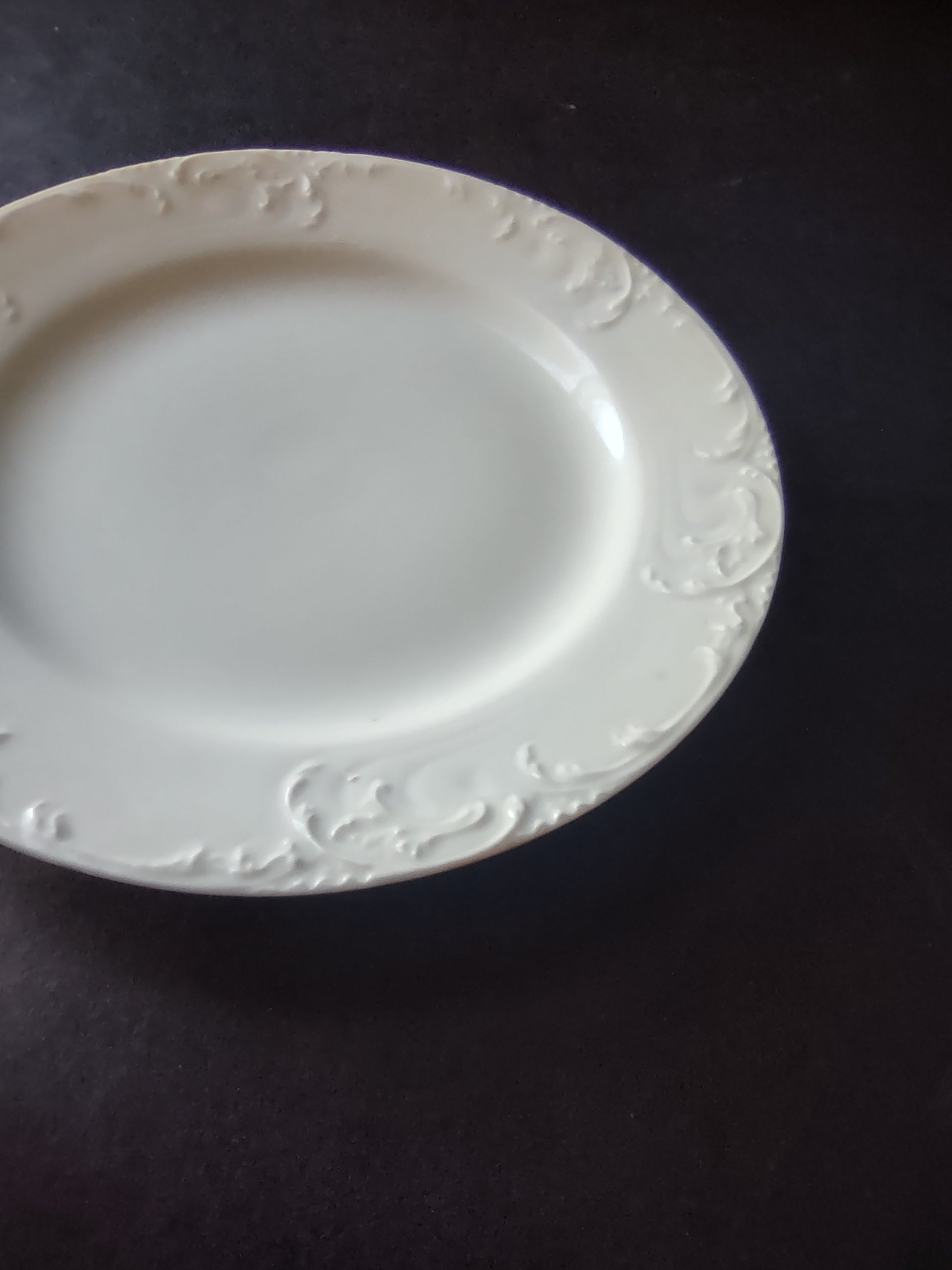 Haviland French Chic Limoges Bread/Butter Plate Plain White (lot 1048)