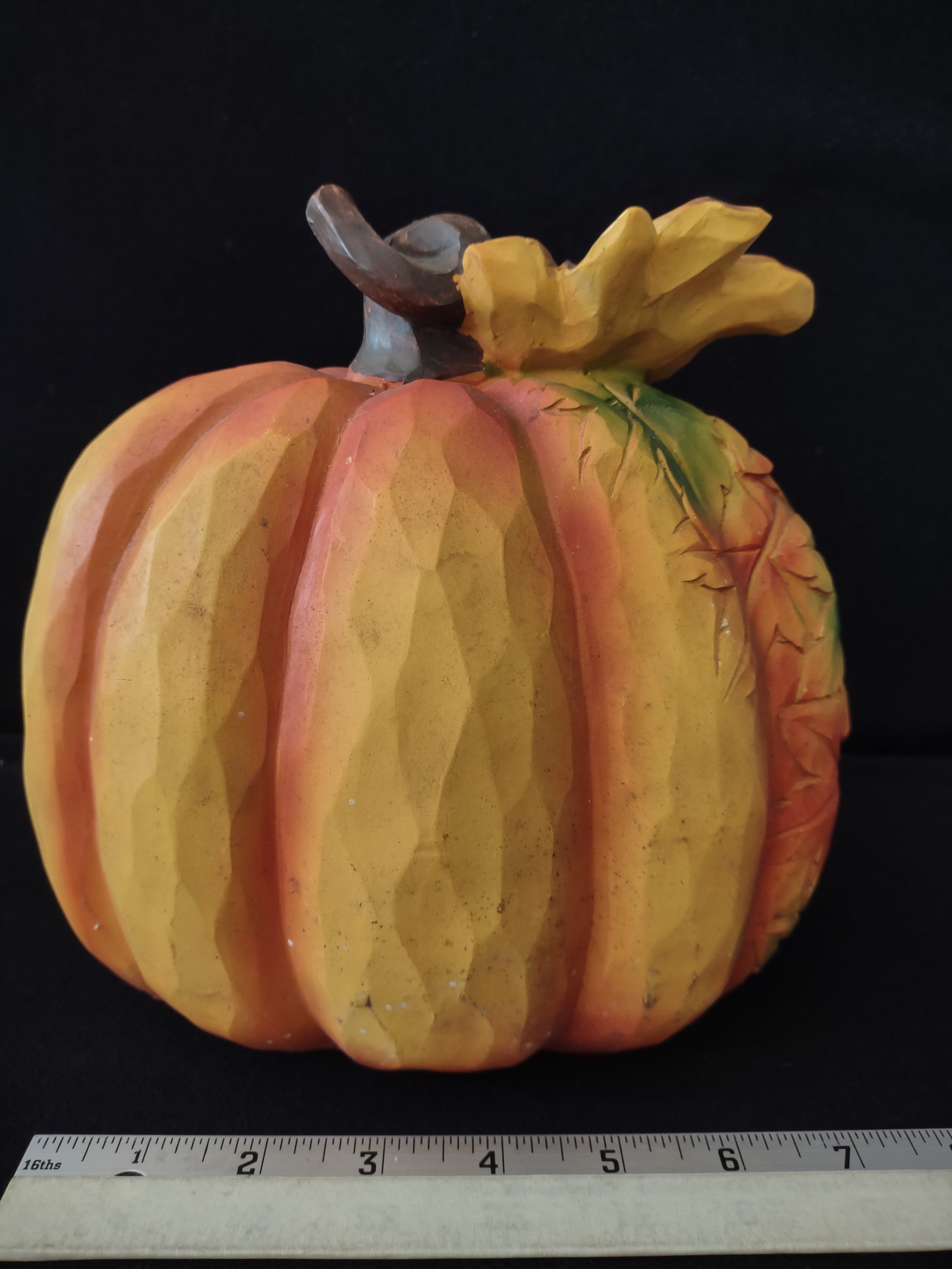 Thanksgiving/Harvest Ceramic Welcome Pumpkin X 2 (Lot 3119)