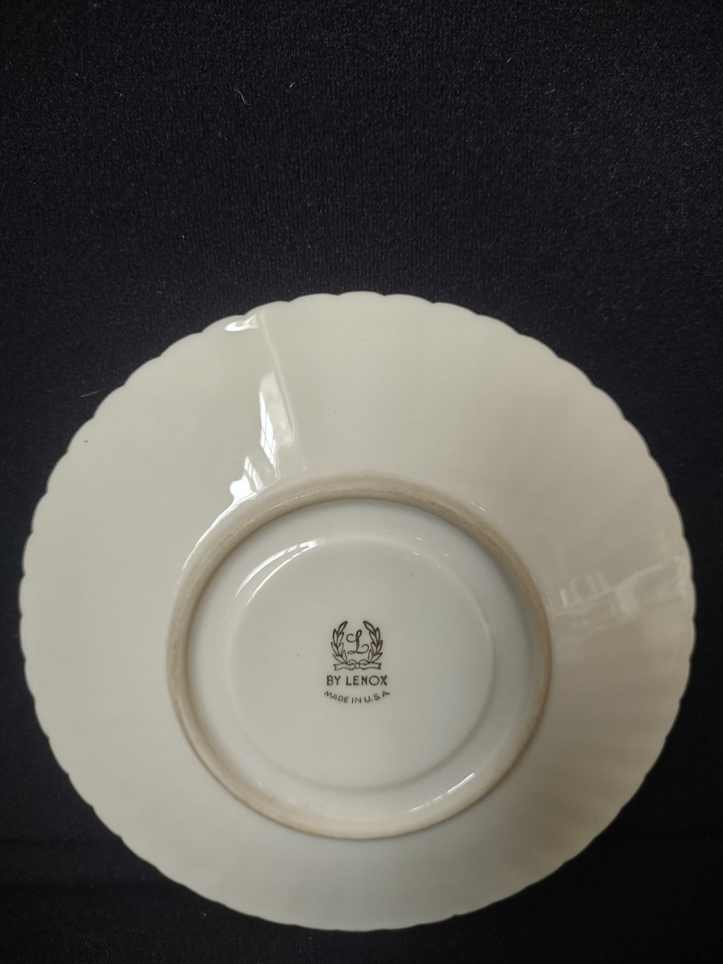 Vintage Lenox Cream Gold Trim Saucer ONLY (lot 1876)