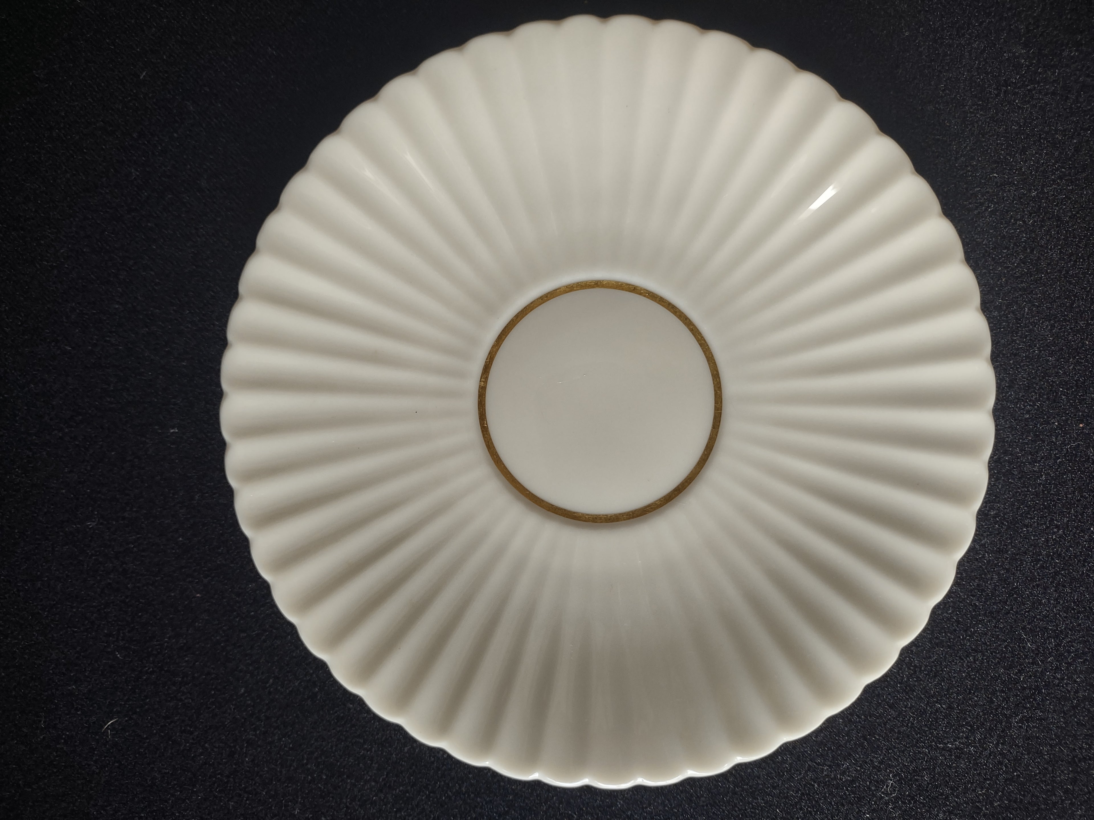 Vintage Lenox Cream Gold Trim Saucer ONLY (lot 1876)