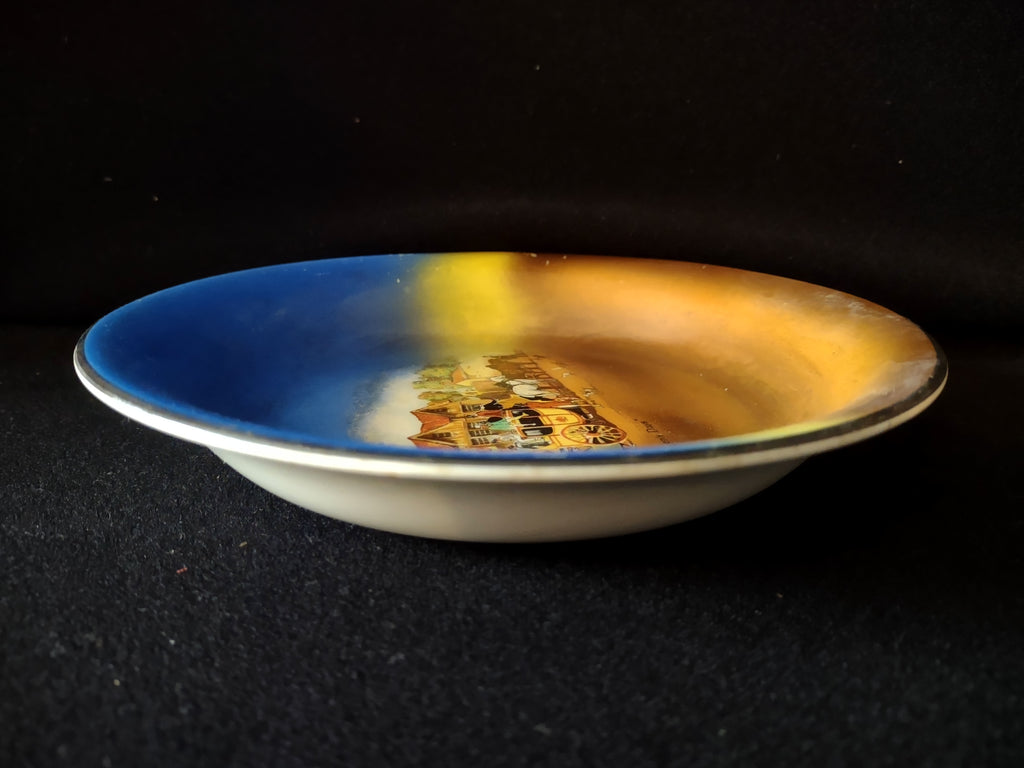 Vintage Bowl Plate Tunstall Dicken's Days Englland (lot 5835)