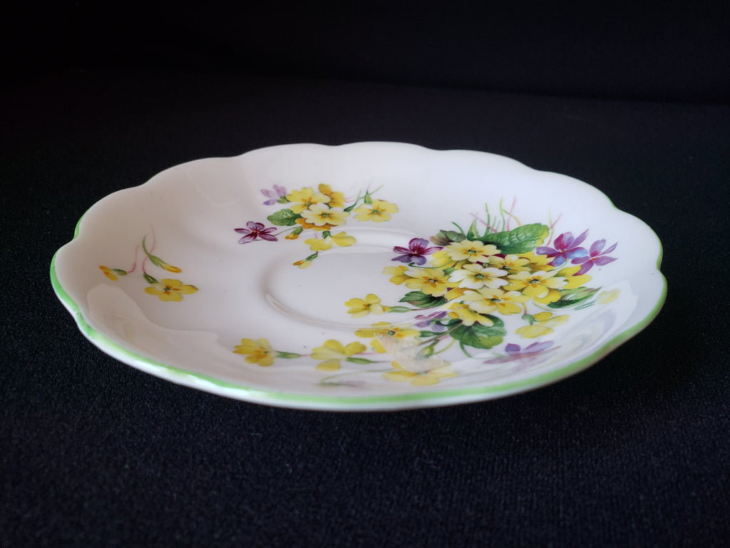 Vintage Royal Albert Bone China Primulette Saucer ONLY (lot 2028)