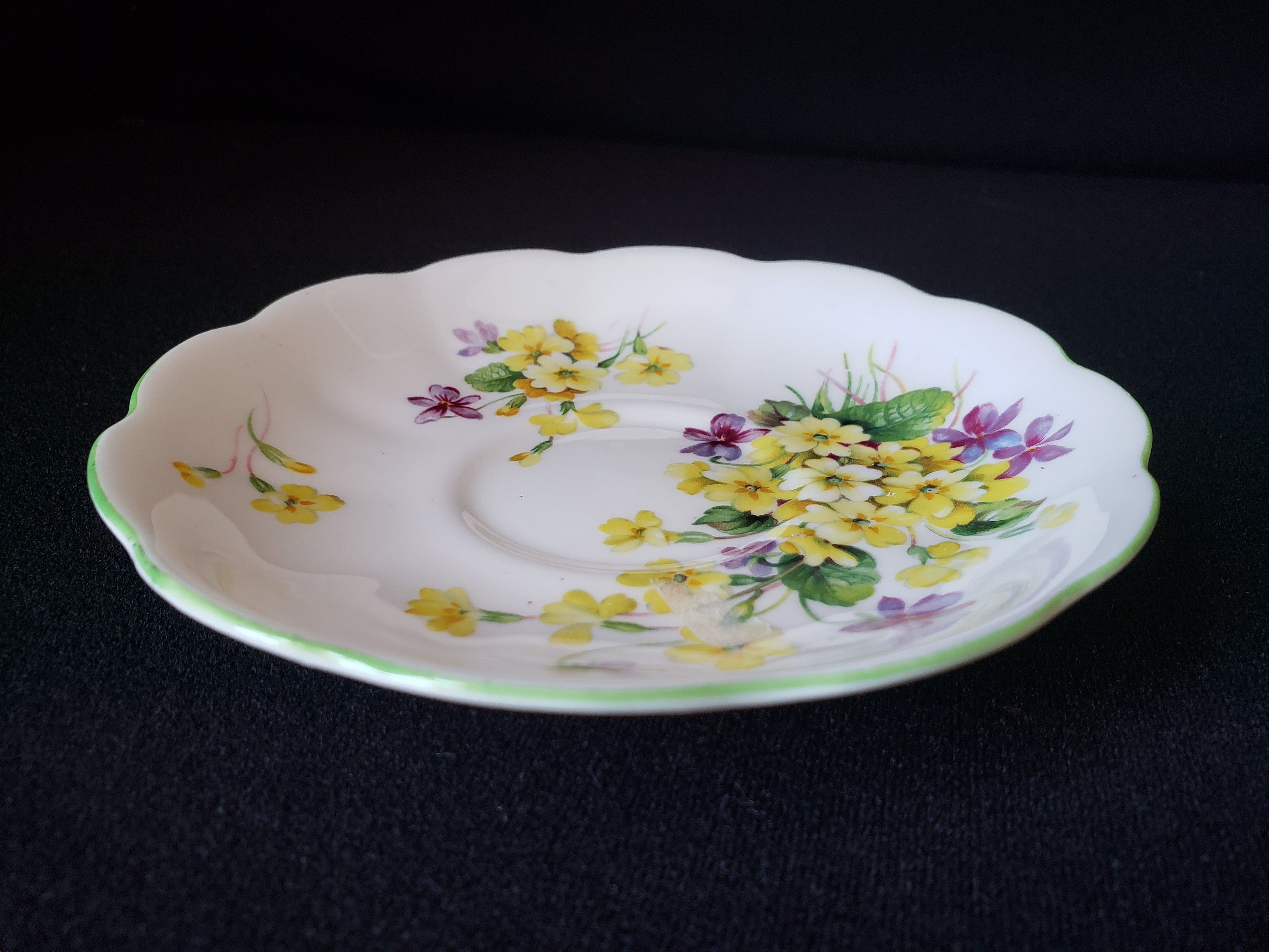 Vintage Royal Albert Bone China Primulette Saucer ONLY (lot 2028)
