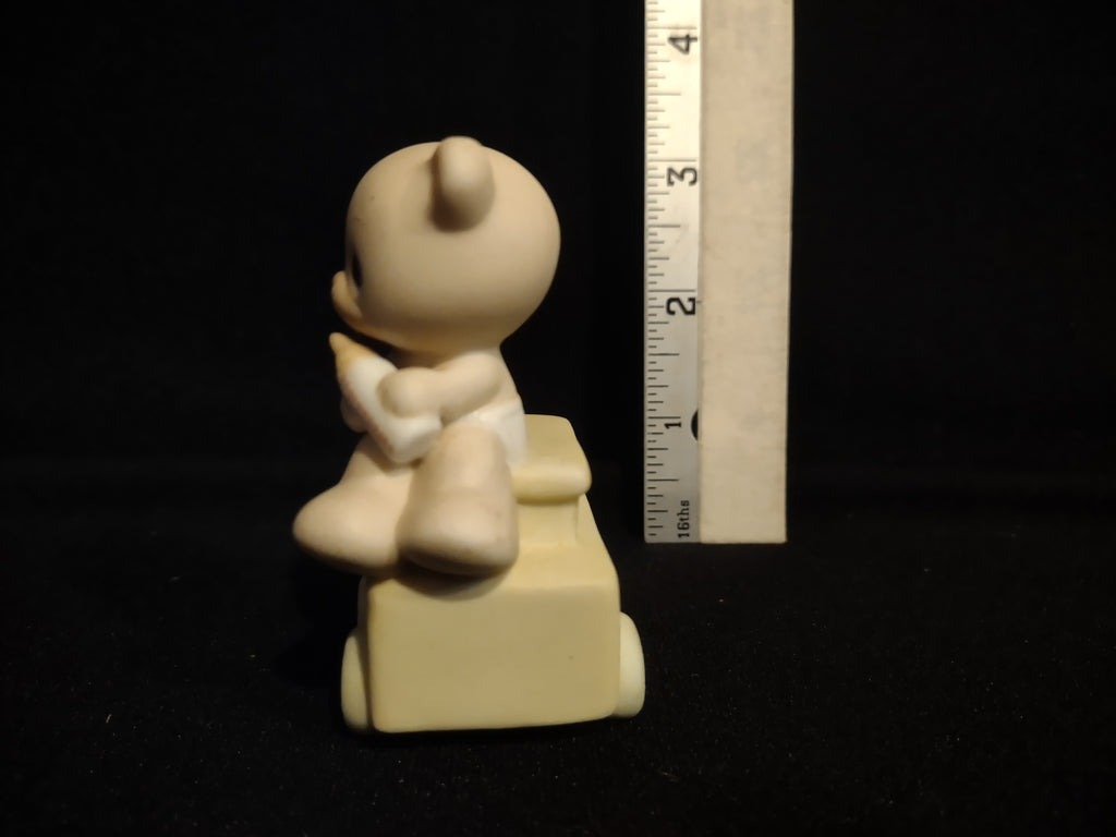Precious Moments Birthday Train "For Baby" Porcelain (lot 2555c)