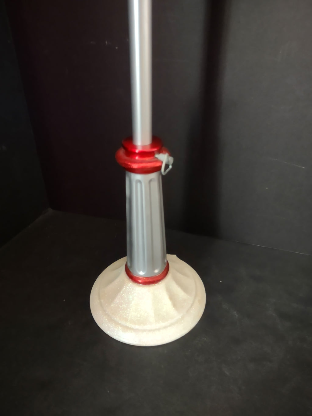 Christmas Light Up Color Changing Mini Lamp Post Snowman 25" Indoor (lot 3374)