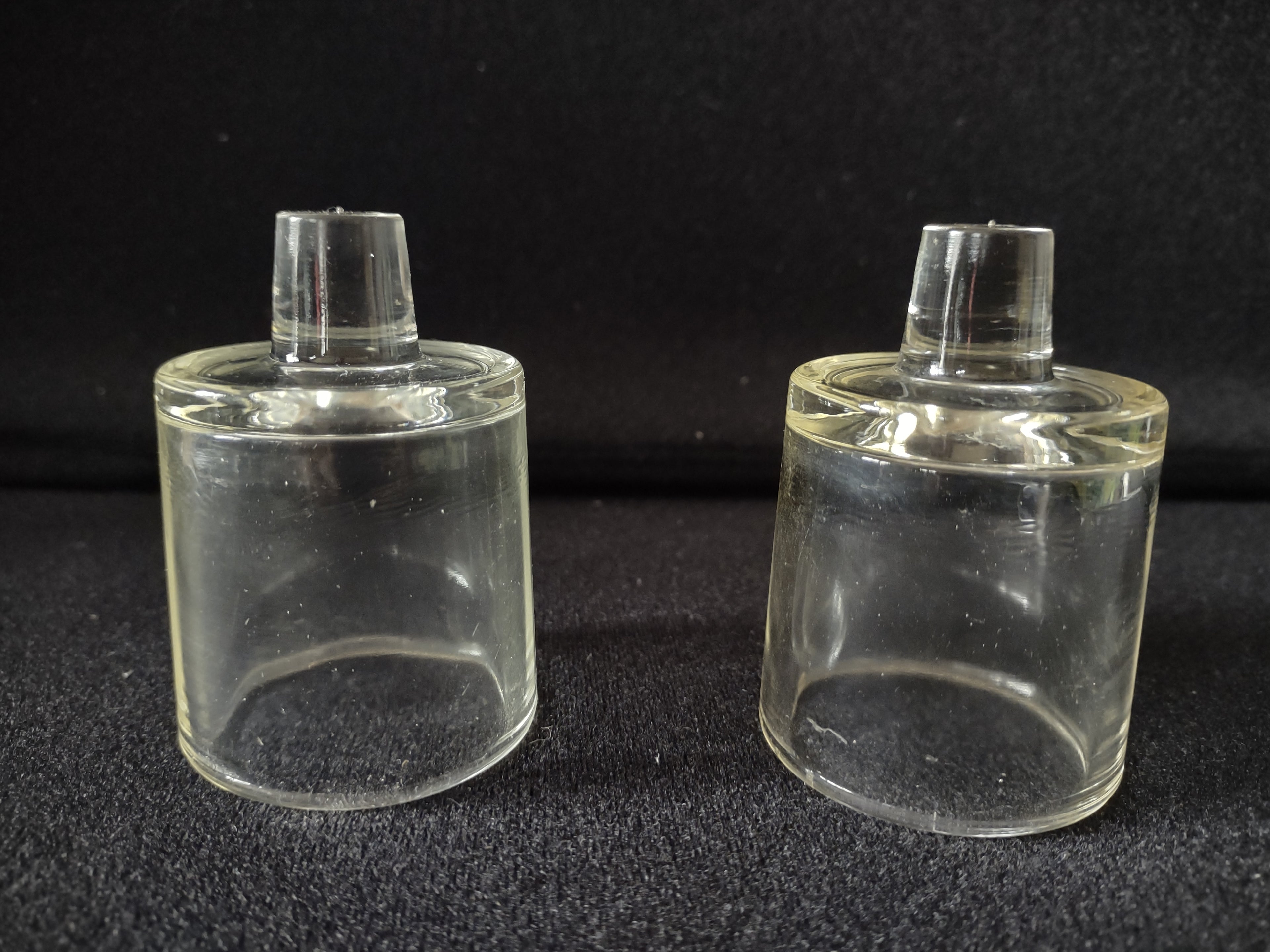 Vintage Small Plane Peg Votive Candle Holder x 2 (lot 5409)