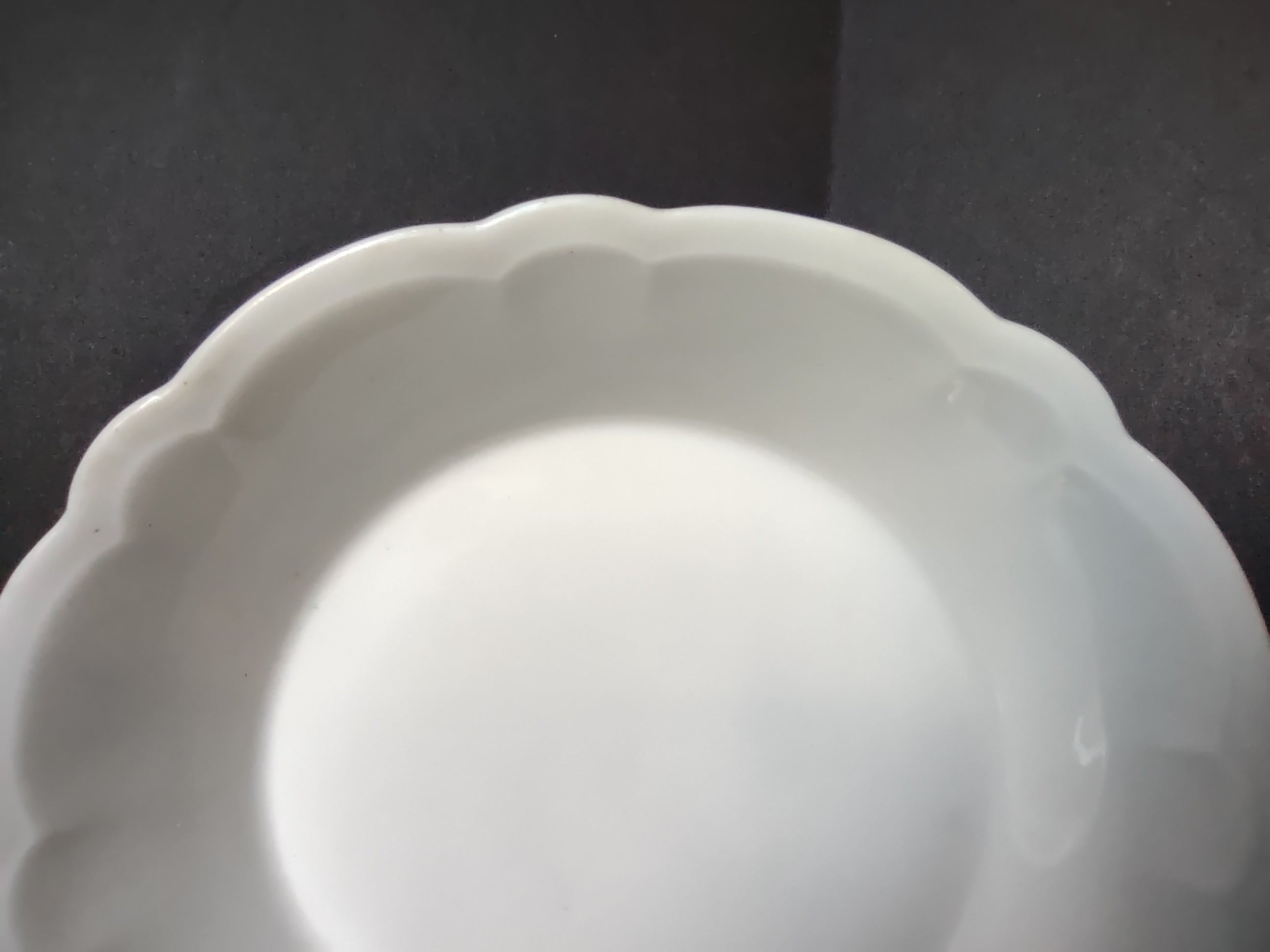 CFH GDM France Limoges Porcelain Bowl 6-1/4" Plain White (lot 1044)
