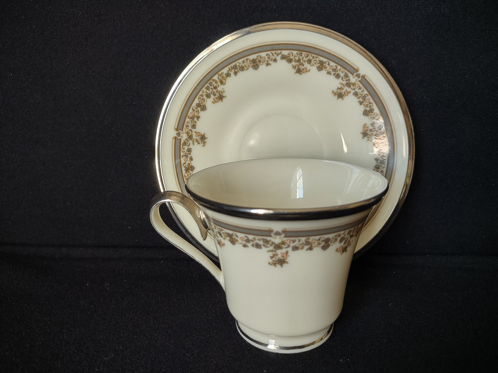 Vintage Lenox Lace Point Tea Cup with Saucer (lot 1807)