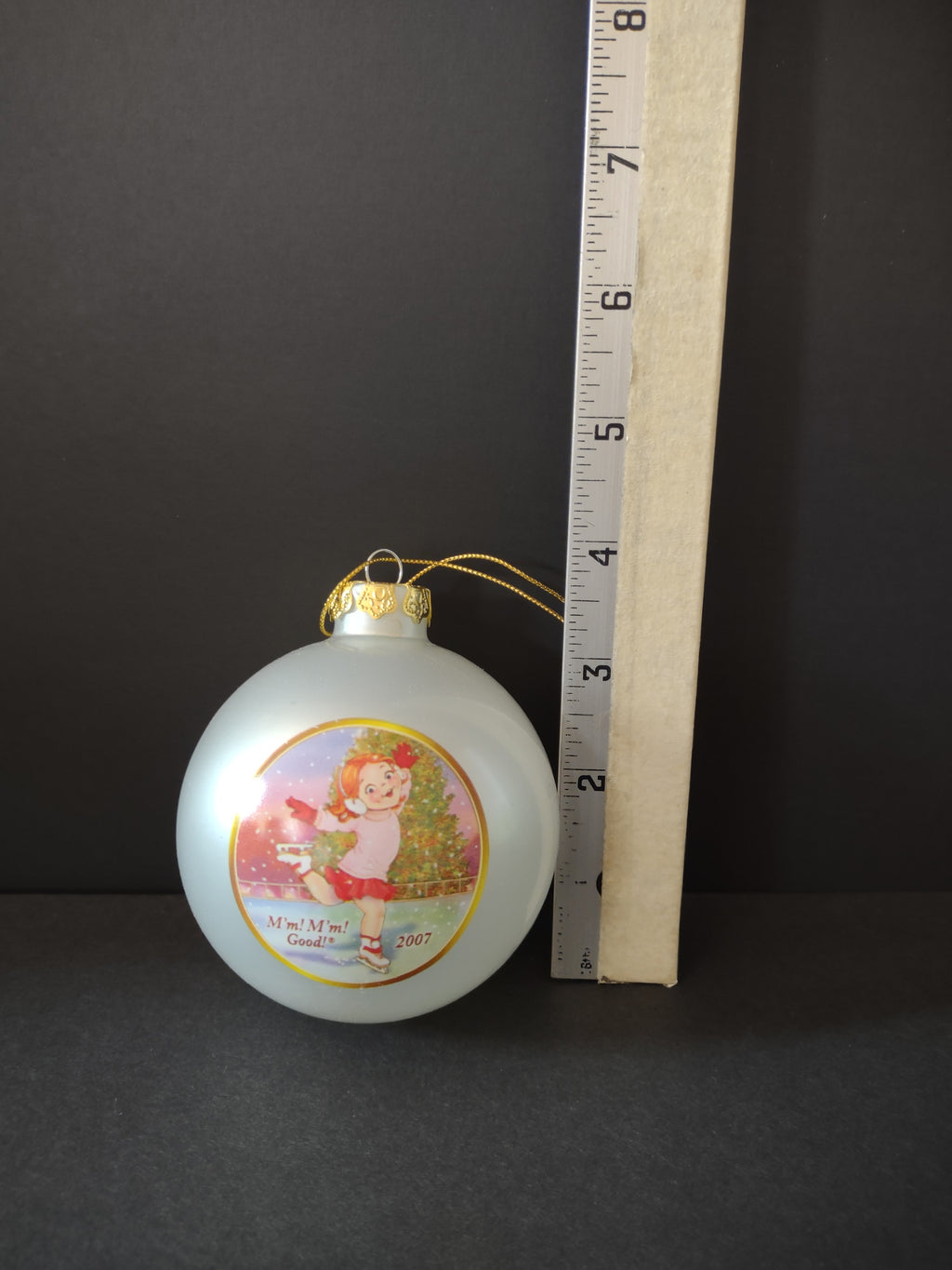 Vintage Christmas 2007 Campbells White Collector Edition Ornament (Lot 4701)