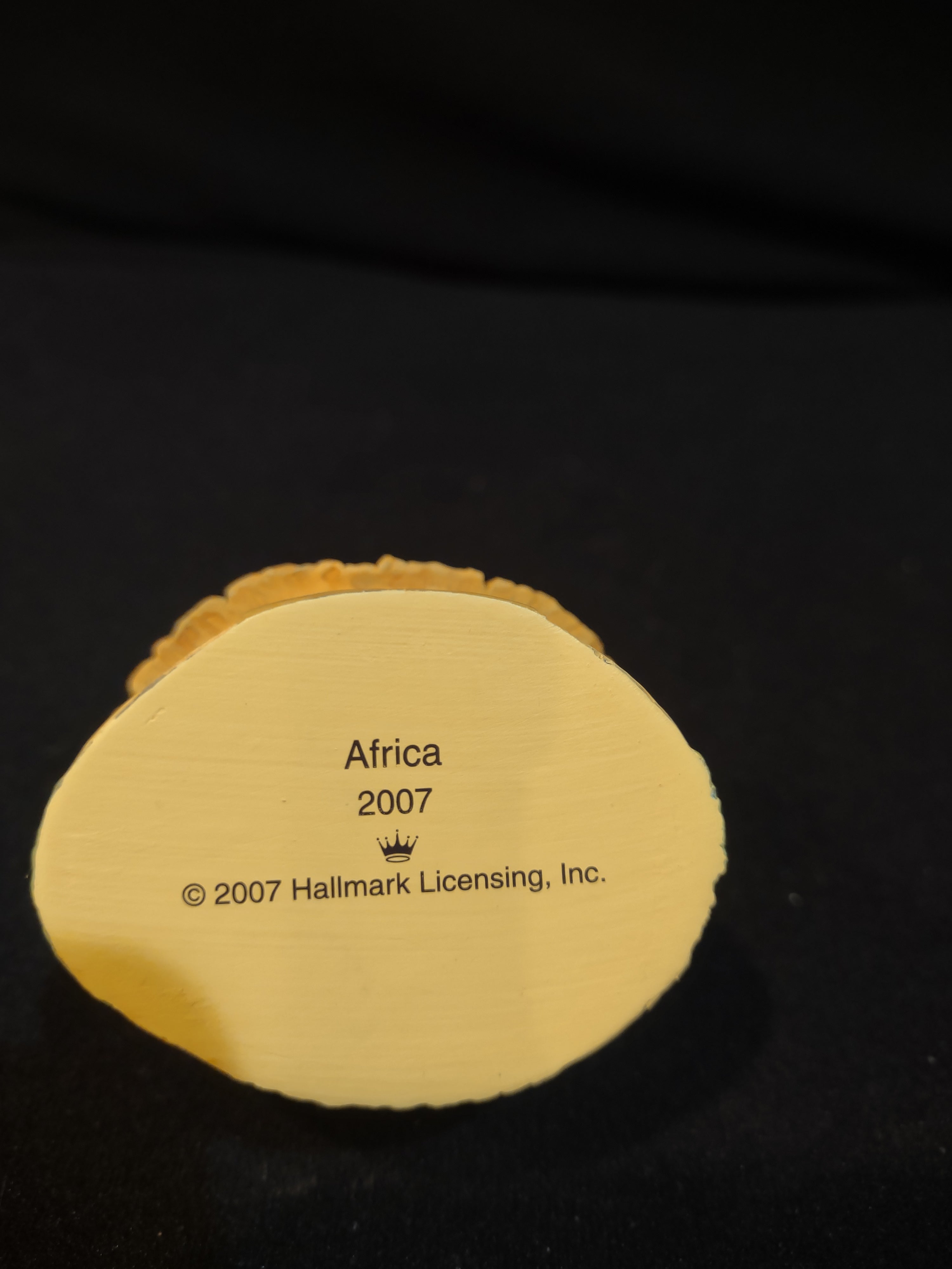Christmas Ornament Hallmark 2007 Joy To The World Collection Africa (Lot 4119)