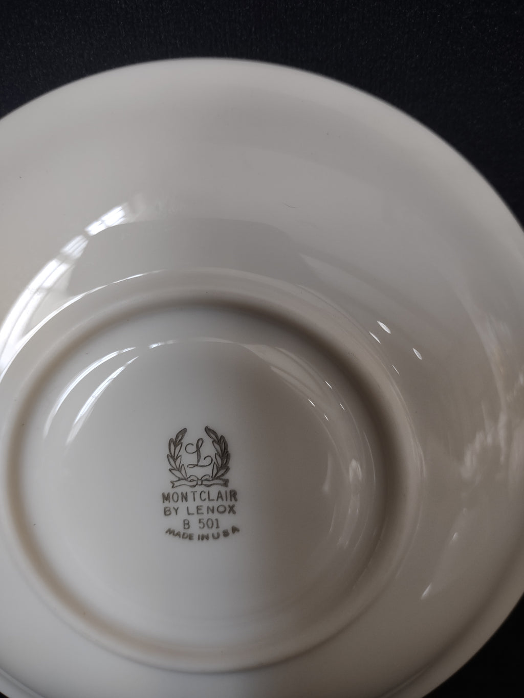 Vintage Lenox Montclair Tea Cup and Saucer (lot 1882)
