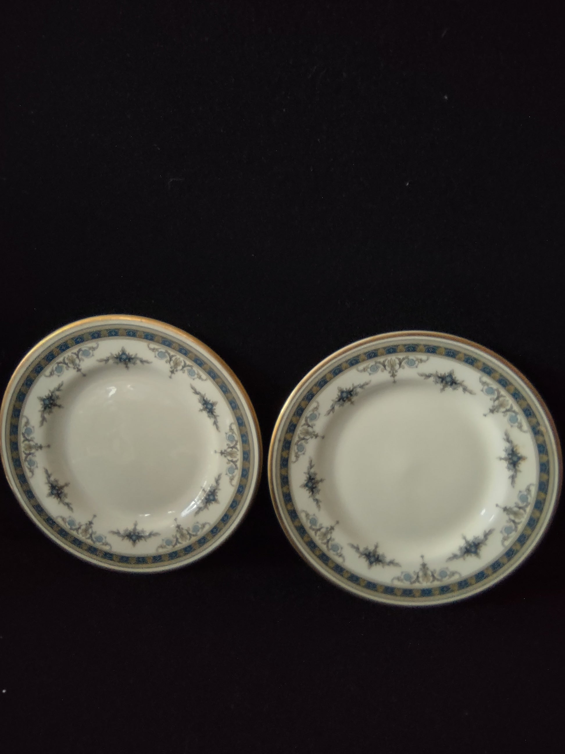 Vintage Minton Grasmere 6.5" Bread Butter Plate Bone China x 2(lot 5487)