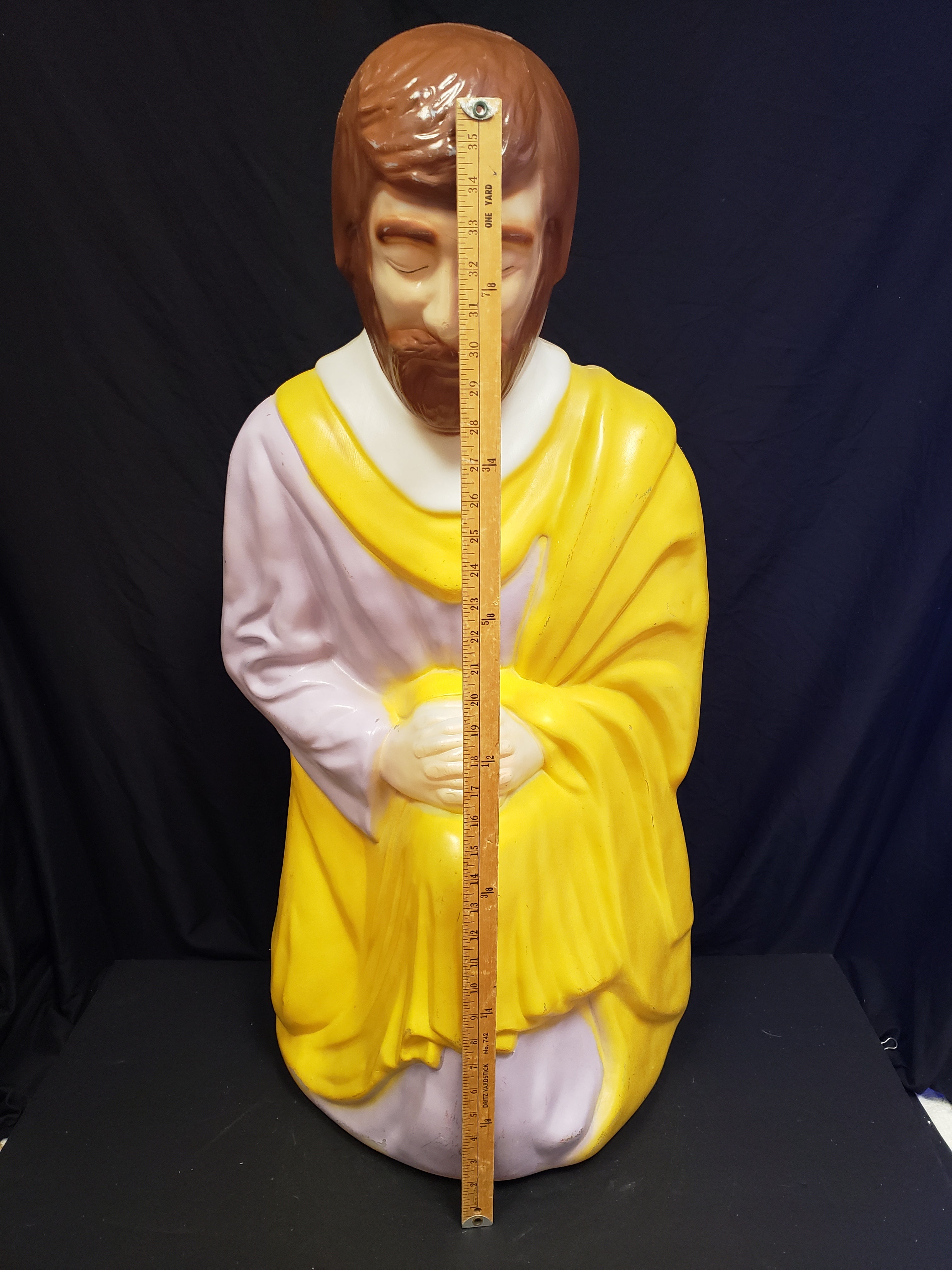 Vintage Christmas Nativity Large Joseph Blow Mold XL Rare 40" (lot 2254)