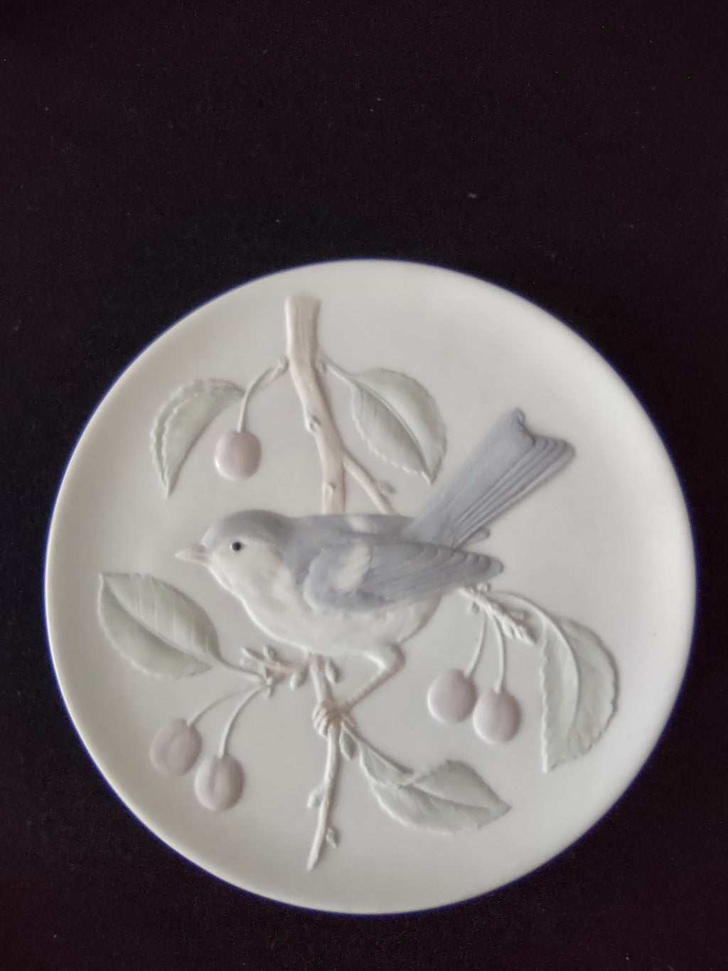 Vintage Crowning Touch Japan Bluebird Morning Glory Butterfly Plates (Lot 4011)