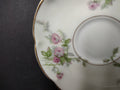 Vintage French Chic Haviland Limoges White Jewel Saucer 5-3/4" Floral (lot 807)