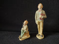Vintage Hallmark 1991 Bob Cratchit Tiny Tim Porcelain Christmas Ornaments [8182n]