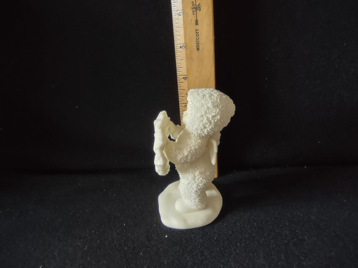 Vintage Dept 56 Snowbabies Snow Baby Star Wreath Christmas Figurine White [8184n]