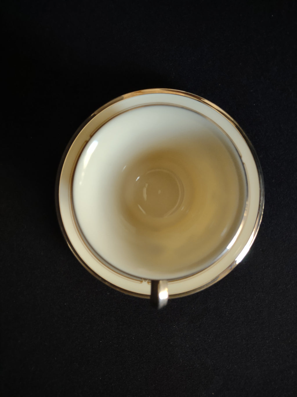 Vintage Lenox Lace Point Tea Cup with Saucer (lot 1807)