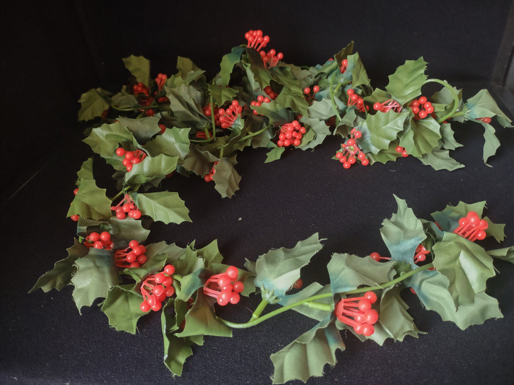 Christmas Lot Poinsettia Garland Candle Wreath x 2 Bouquet (lot 1721)