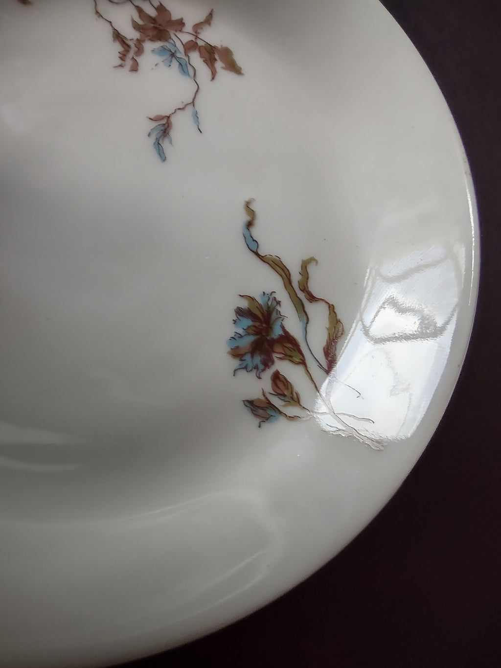 Depose Haviland Limoges Pink Brown Cornflower 2 x Small Bowl (lot 967)