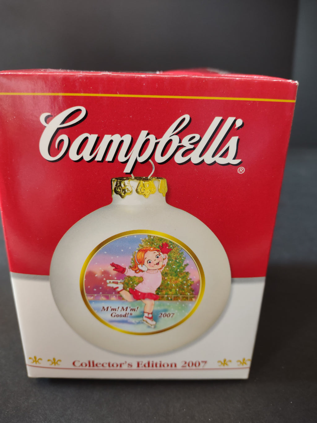 Vintage Christmas 2007 Campbells White Collector Edition Ornament (Lot 4701)