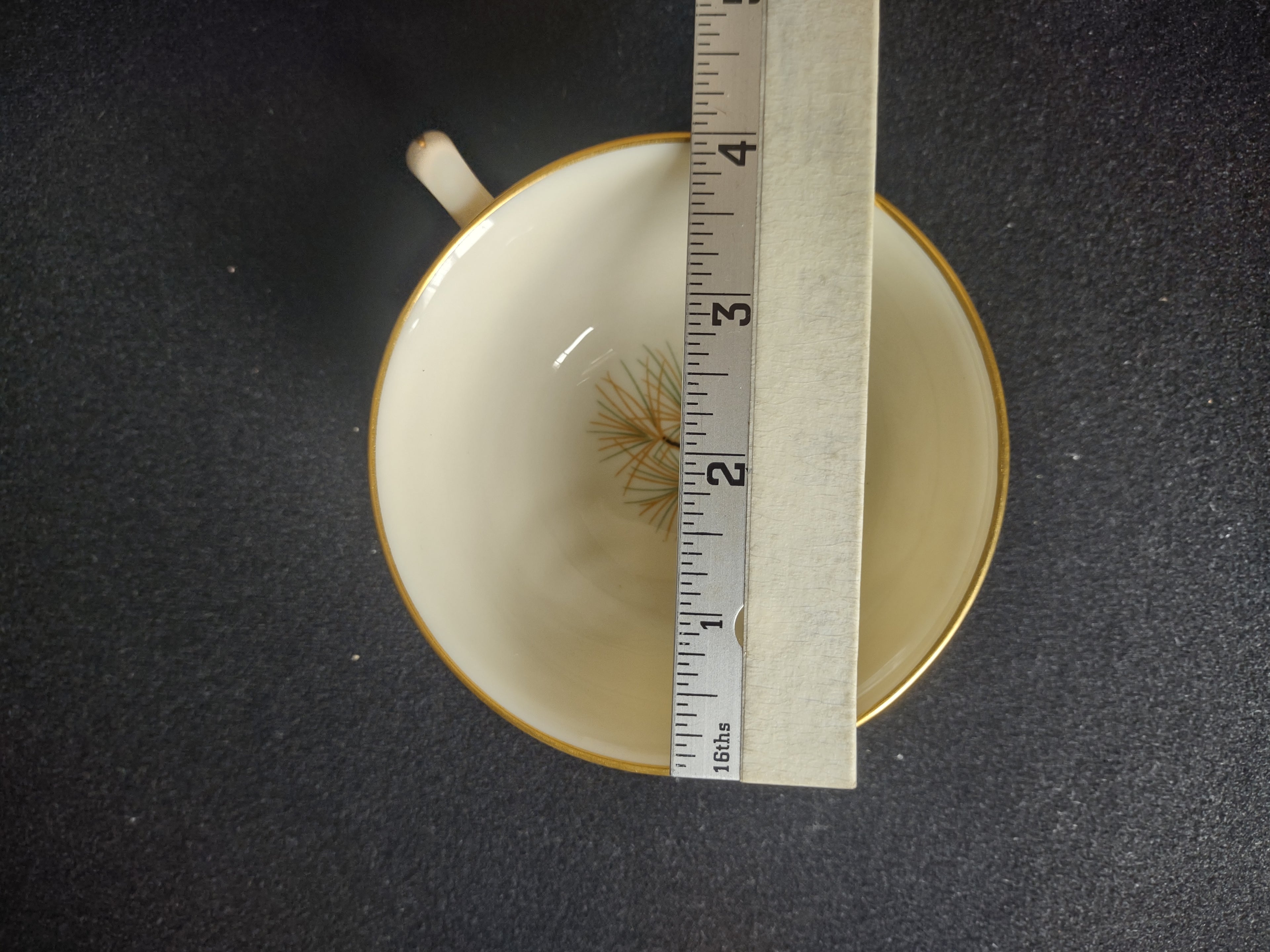 Vintage Lenox Pine W-331 Tea Cup ONLY (lot 1867)