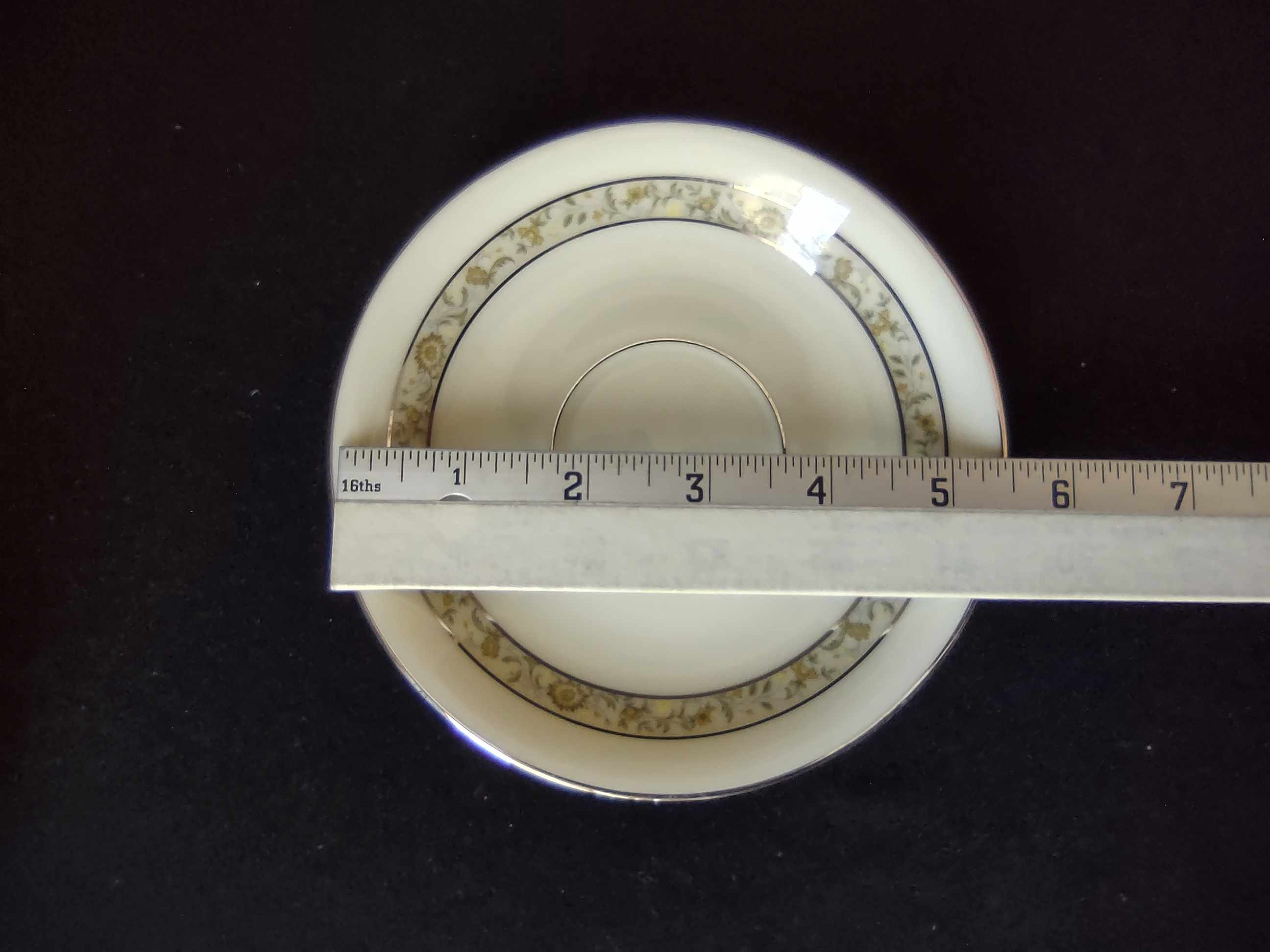 Vintage Lenox Springdale Tea Cup with Saucer (lot 1808)