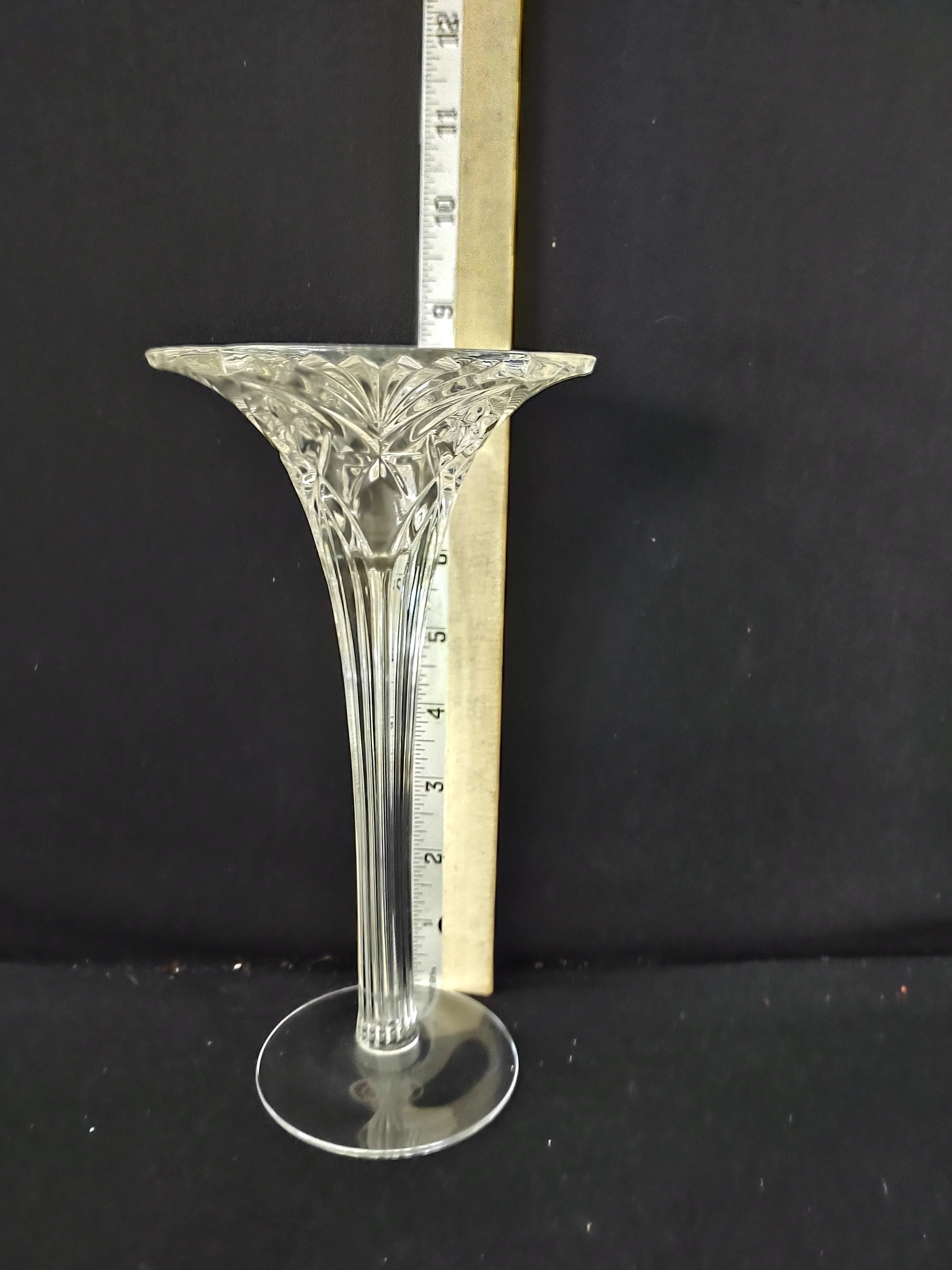 Vintage JG Durand Romantique Crystal Taper Candle Holder (Lot 3893)