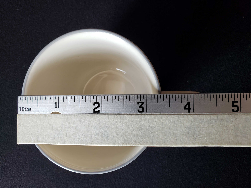 Vintage Lenox Chinastone Iris on Grey Tea Cup with Saucer (lot 1938)