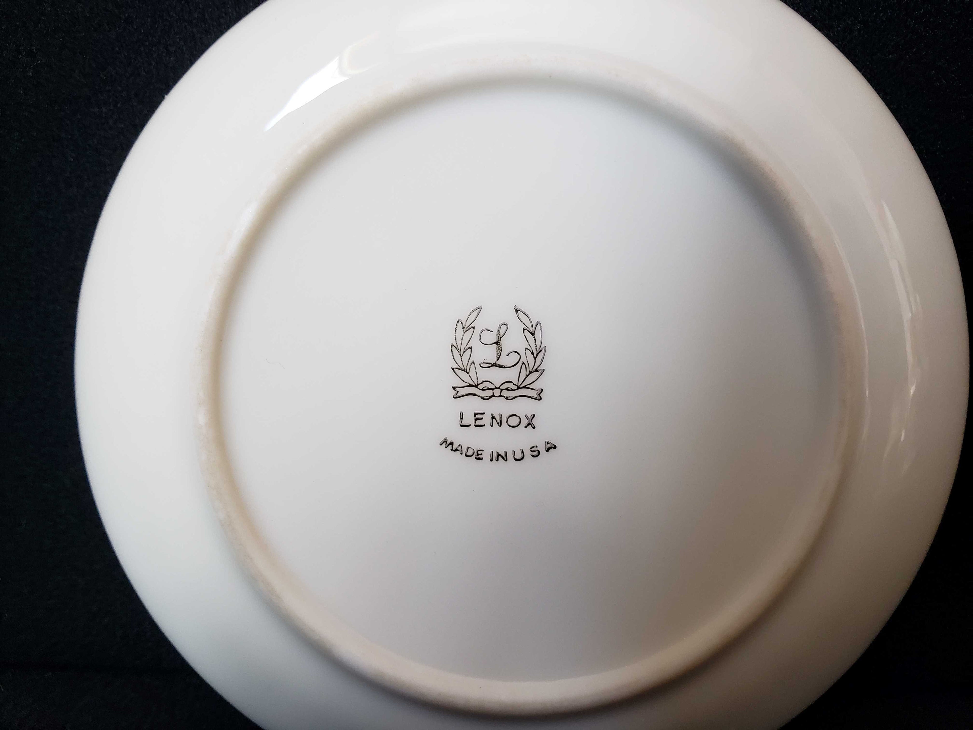 Vintage Lenox Coaster Gold Trim 4" (lot 1945)