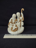 Christmas Holy Family Nativity Mary Joseph Baby Jesus Figurine (Lot 4039)